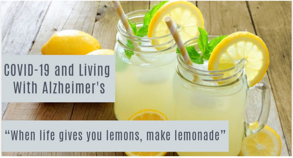 COVID-19 and Alzheimer's, lemons make lemonade