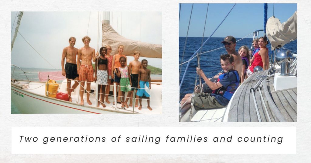 2 generations of sailing families 