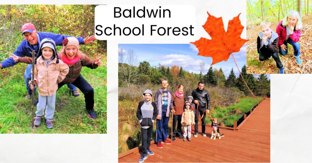 covid birthday hike at Baldwin School Forest 