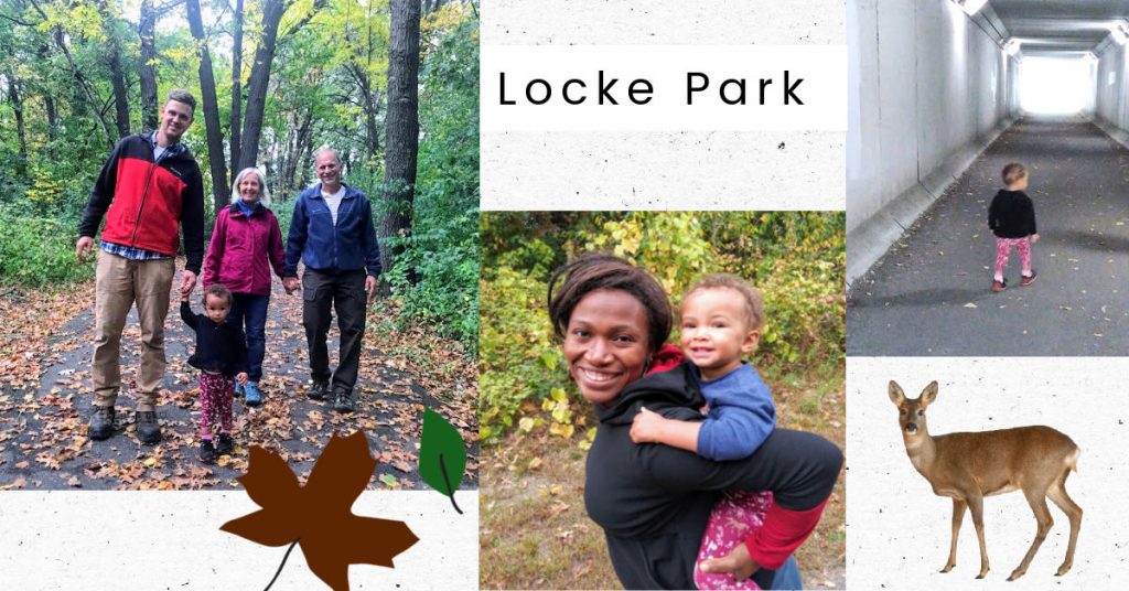 covid birthday hike at Locke park in Fridley