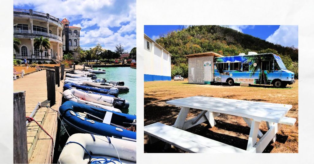 jolly harbor dinghy dock and food truck 