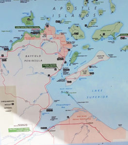 map of apostle islands 