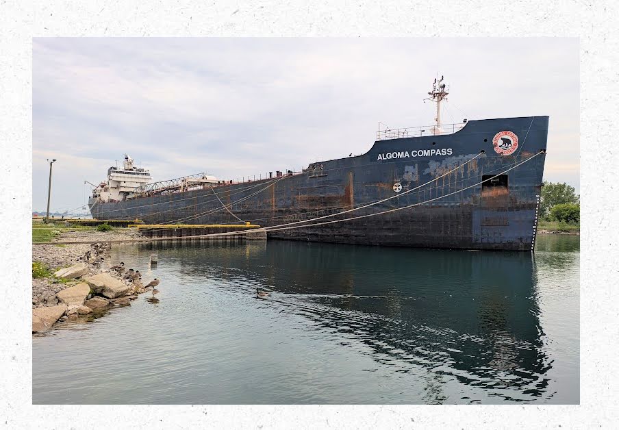 freighter docked in Sarnia 